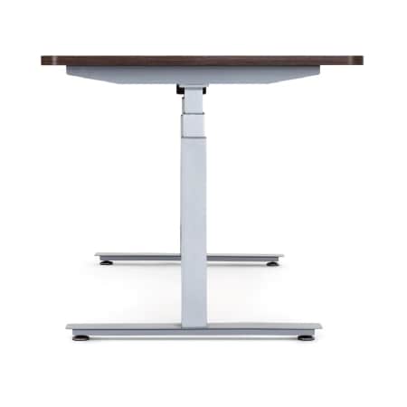 Uncaged Ergonomics Rise Up Dual Motor Electric Standing Desk Frame Legs 26.1-51.6" Gray RUG